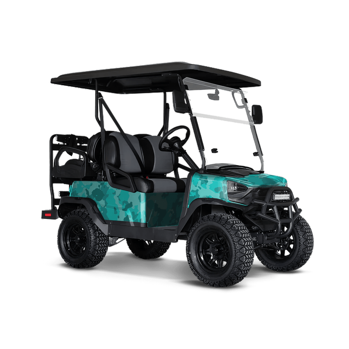 Cumulus Elite Tiffany Blue Golf Cart Wraps