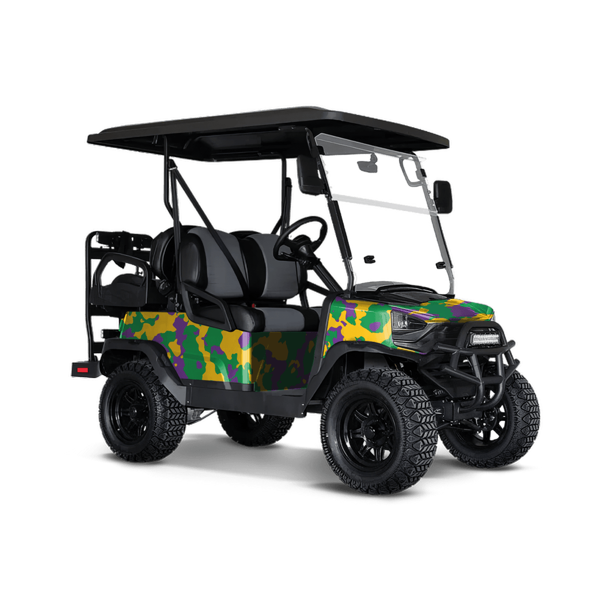 Cumulus Mardi Gras Golf Cart Wraps