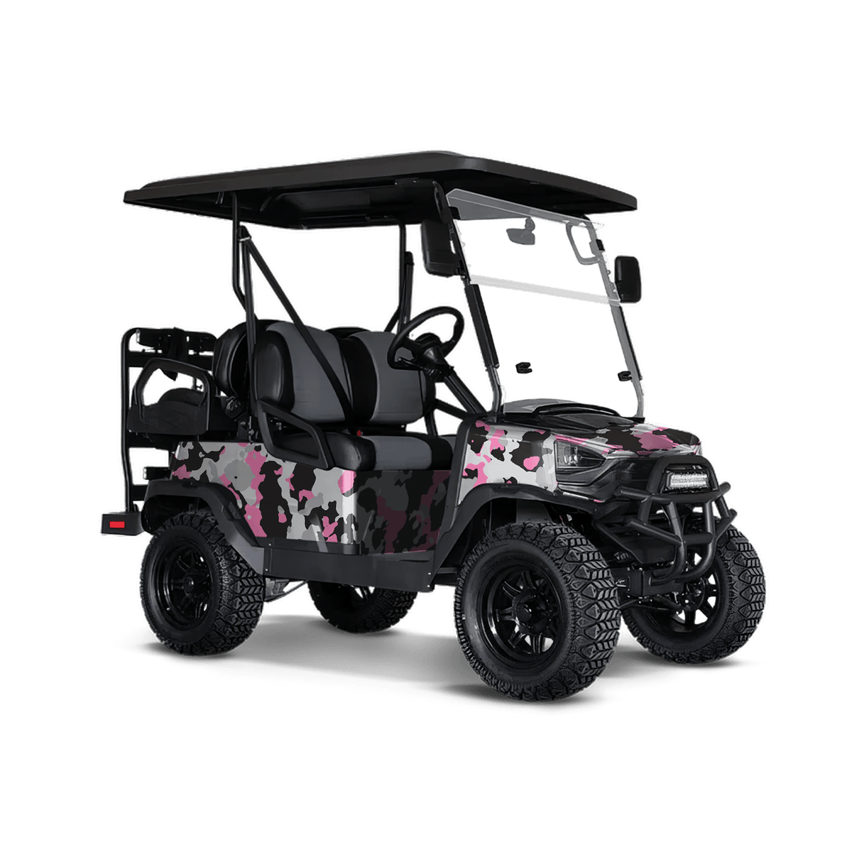 Cumulus Pink Tiger Golf Cart Wraps