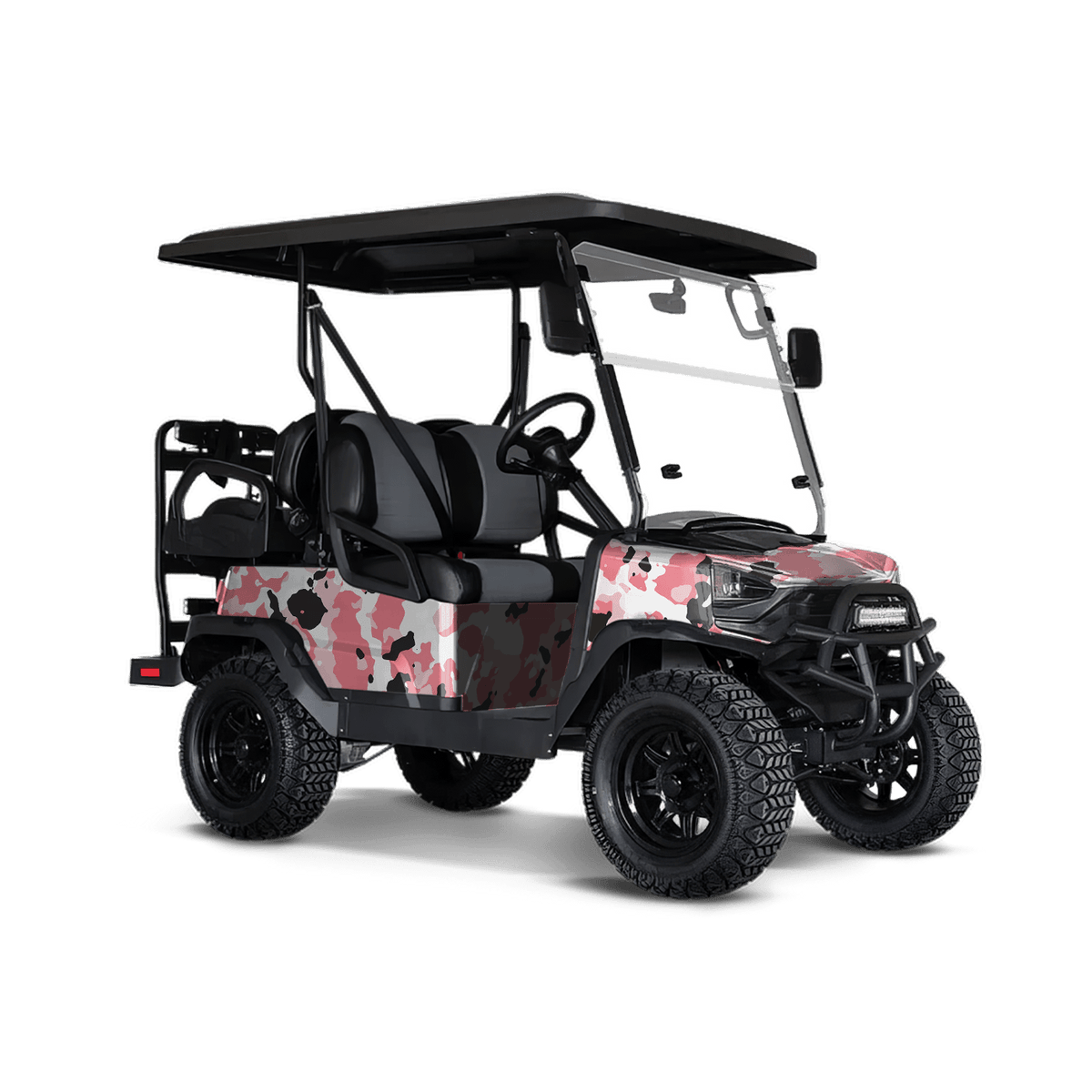 Cumulus Pink Golf Cart Wraps