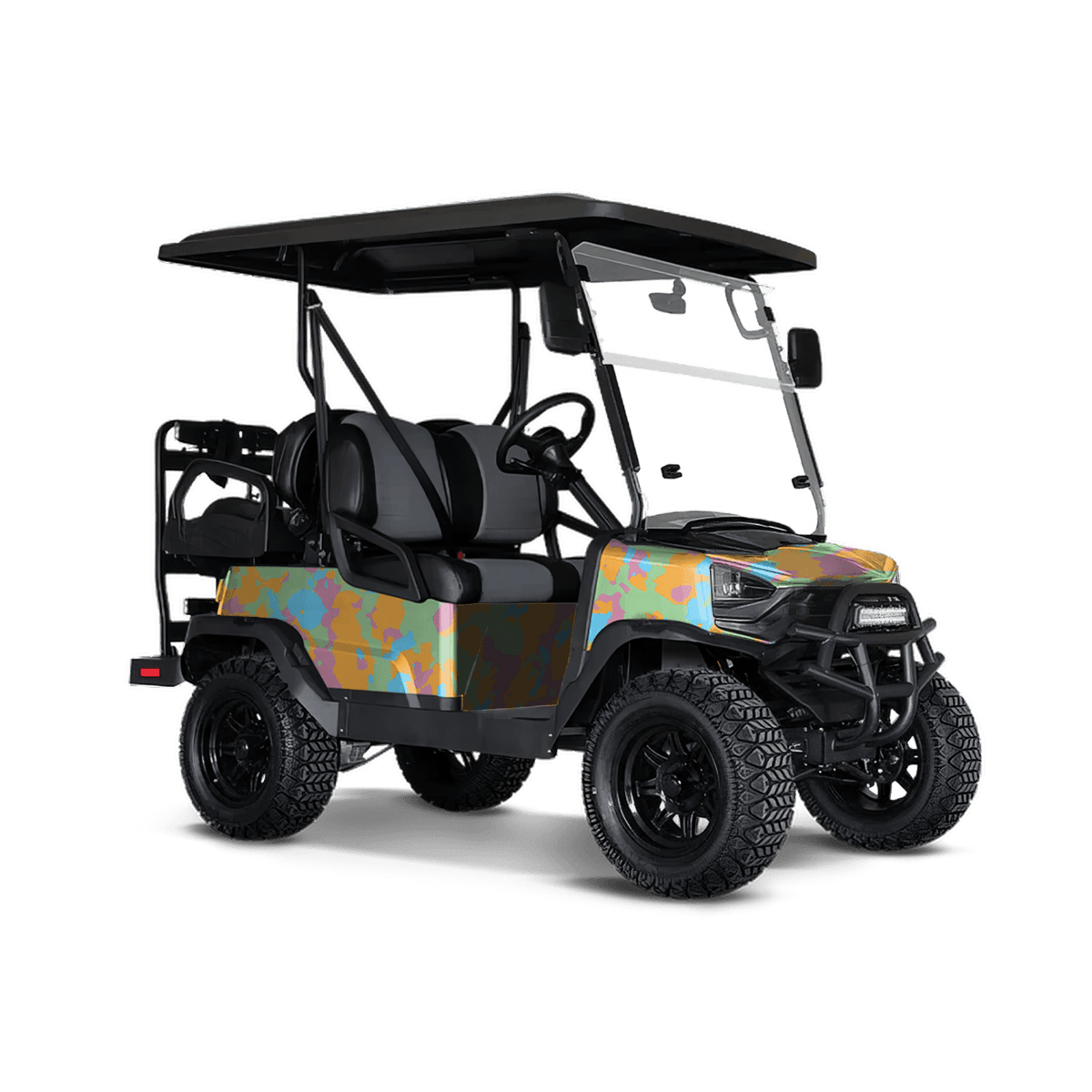 Cumulus Sherbert Golf Cart Wraps