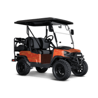 Digital Elite Orange Golf Cart Wraps