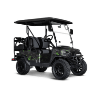 Digital Metro Green Golf Cart Wraps