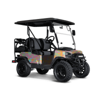 Digital Sherbert Golf Cart Wraps