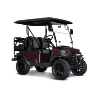 Digital Vampire Red Golf Cart Wraps