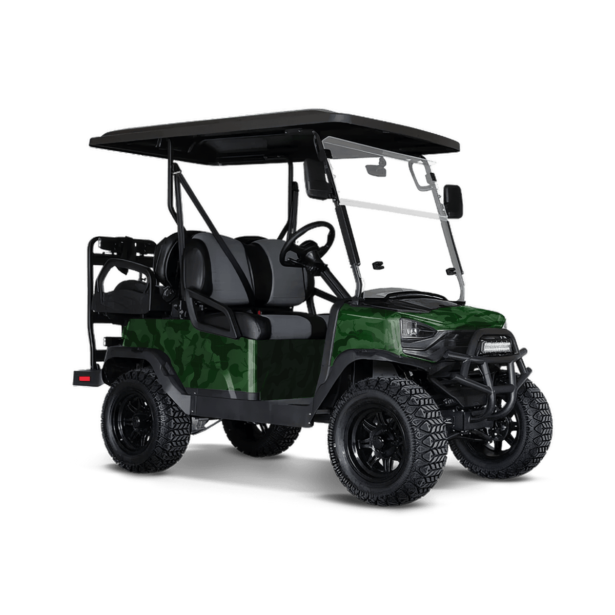 Ragged Elite Green Golf Cart Wraps