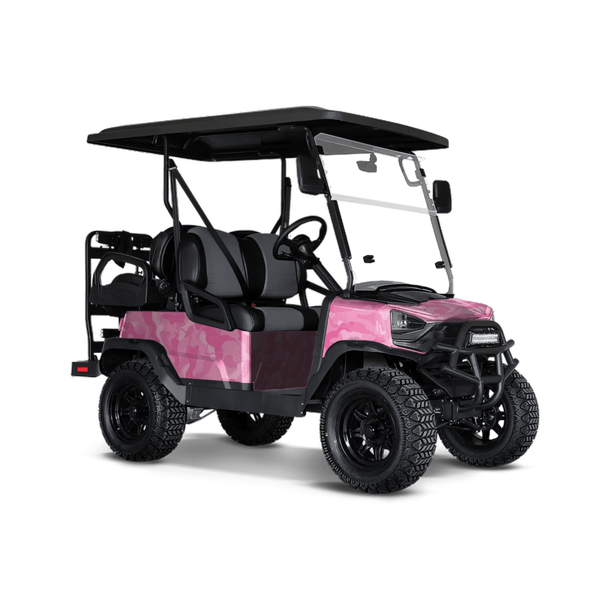 Ragged Elite Pink Golf Cart Wraps