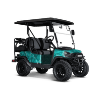 Ragged Elite Tiffany Blue Golf Cart Wraps