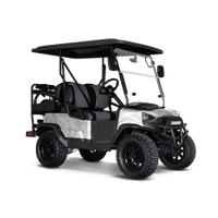 Ragged Elite White Golf Cart Wraps