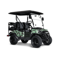 Ragged Mint Chocolate Chip Golf Cart Wraps
