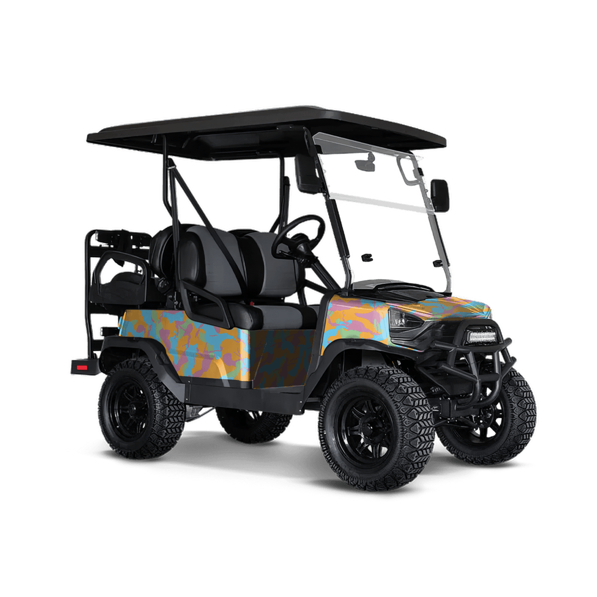 Ragged Sherbert Golf Cart Wraps