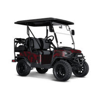 Ragged Vampire Red Golf Cart Wraps