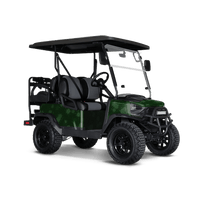 Paintball Elite Green Golf Cart Wraps