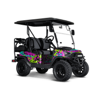 Party Popper Original Color Golf Cart Wraps