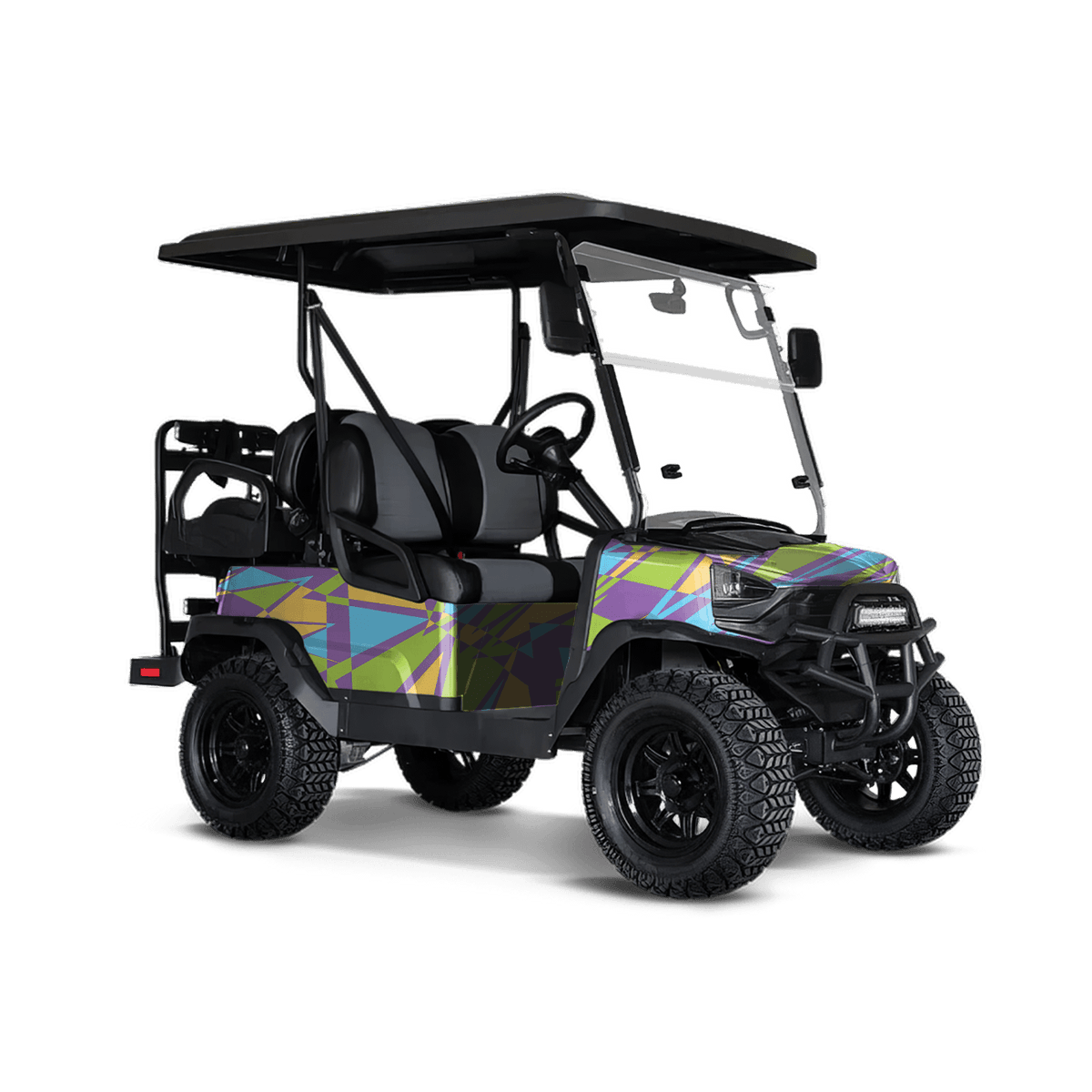 Sharp Carnival Golf Cart Wraps