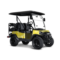Sharp Elite Yellow Golf Cart Wraps