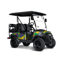 Sharp Mardi Gras Golf Cart Wraps