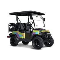 Shattered Carnival Golf Cart Wraps