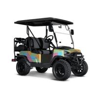 Shattered Sherbert Golf Cart Wraps