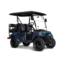Stone Blue Ice Marble Golf Cart Wraps