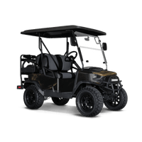 Stone Ebony Carrara Gold Marble Golf Cart Wraps
