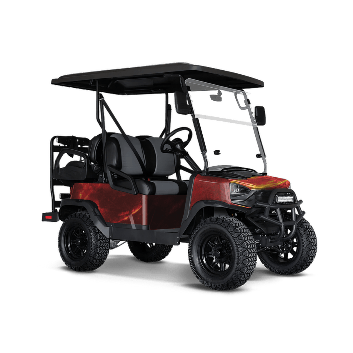 Stone Magma Marble Golf Cart Wraps