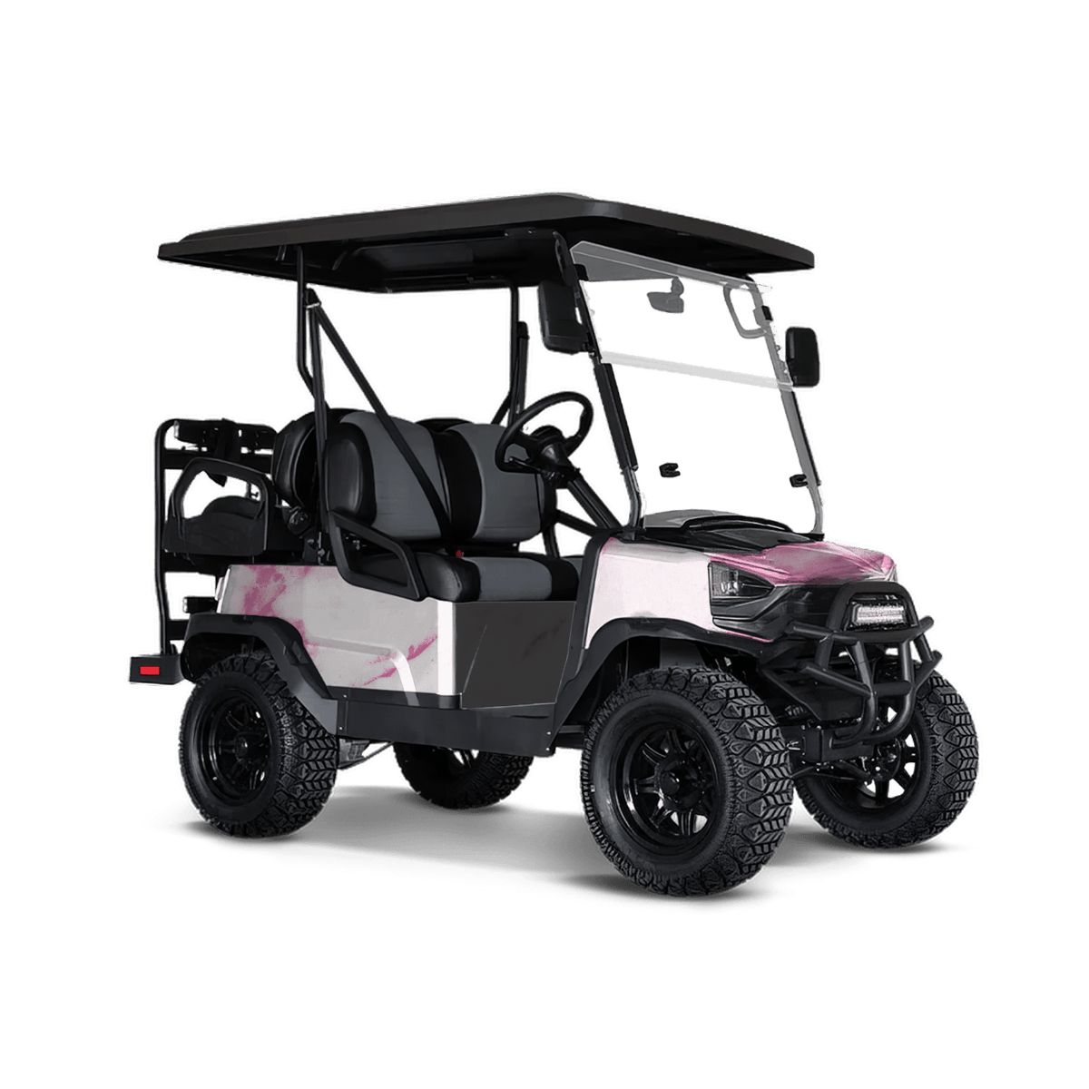 Stone Rosa Caldo Marble Golf Cart Wraps