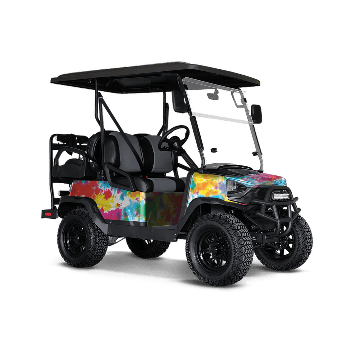 Tie Dye Classic Golf Cart Wraps