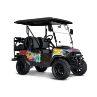 Tie Dye Classic Golf Cart Wraps