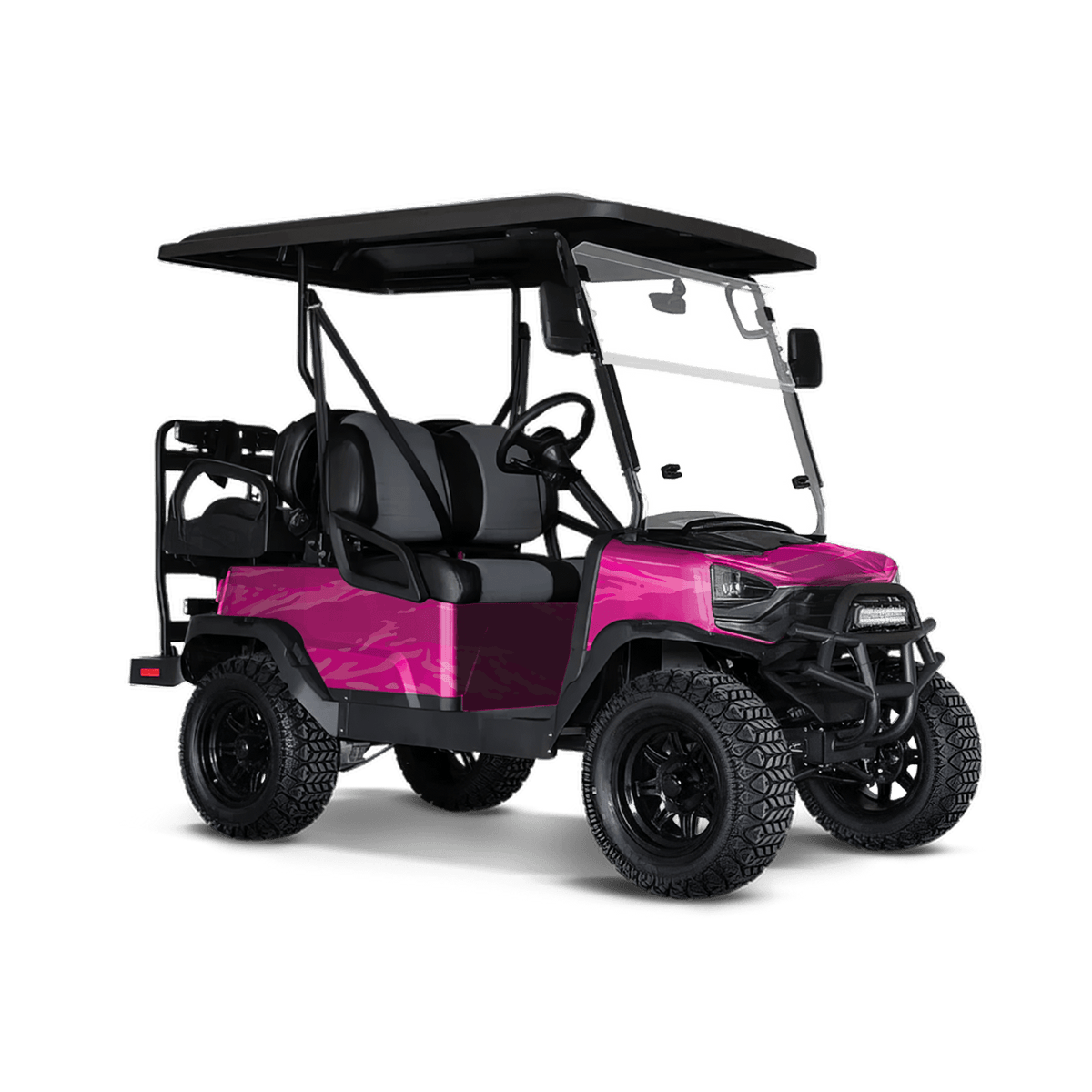 Vietnam Tiger Stripe Elite Magenta Golf Cart Wraps