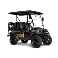 Vietnam Tiger Stripe Militant Yellow Golf Cart Wraps