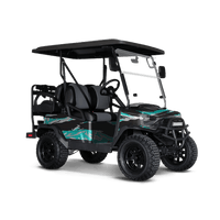 Vietnam Tiger Stripe Tiffany Blue Tiger Golf Cart Wraps