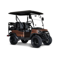 Woodgrain Berlin Golf Cart Wraps