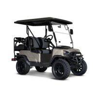 Woodgrain Geneve Golf Cart Wraps