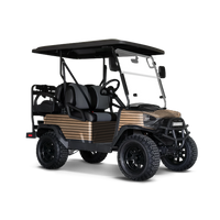 Woodgrain Tokyo Golf Cart Wraps