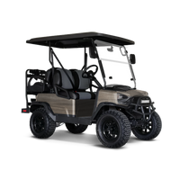 Woodgrain Washington Golf Cart Wraps