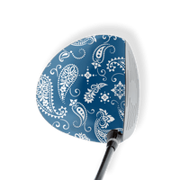 Driver Left Handed Bandana Black & White Vinyl Wrap Skin