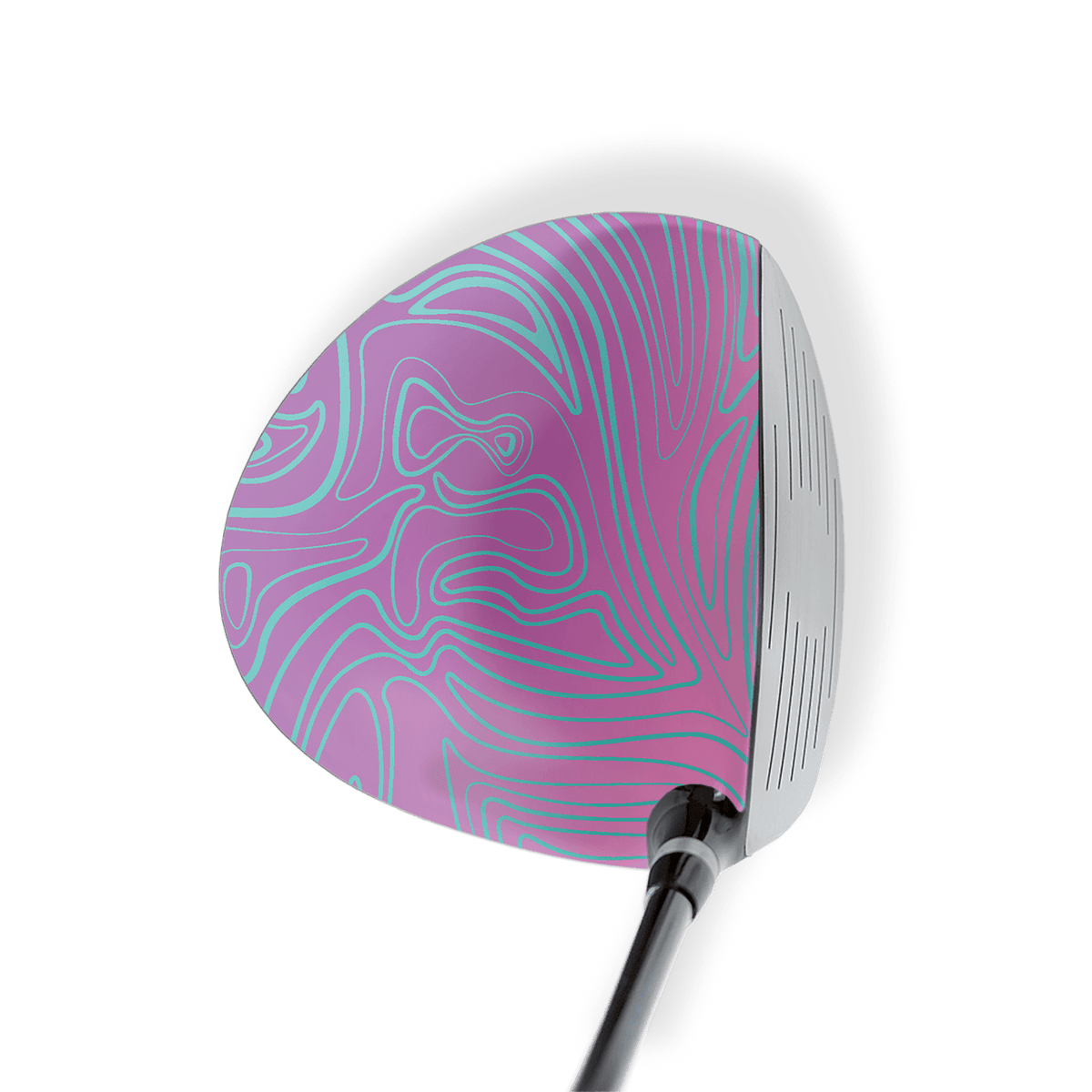 Driver Left Handed Damascus Aurora Vinyl Wrap Skin
