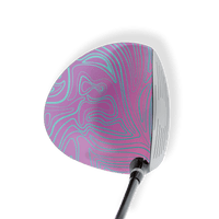 Driver Left Handed Damascus Aurora Vinyl Wrap Skin