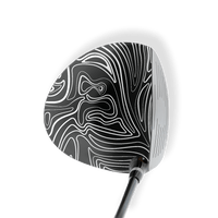 Driver Left Handed Damascus Black Vinyl Wrap Skin