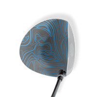 Driver Left Handed Damascus Blue Vinyl Wrap Skin