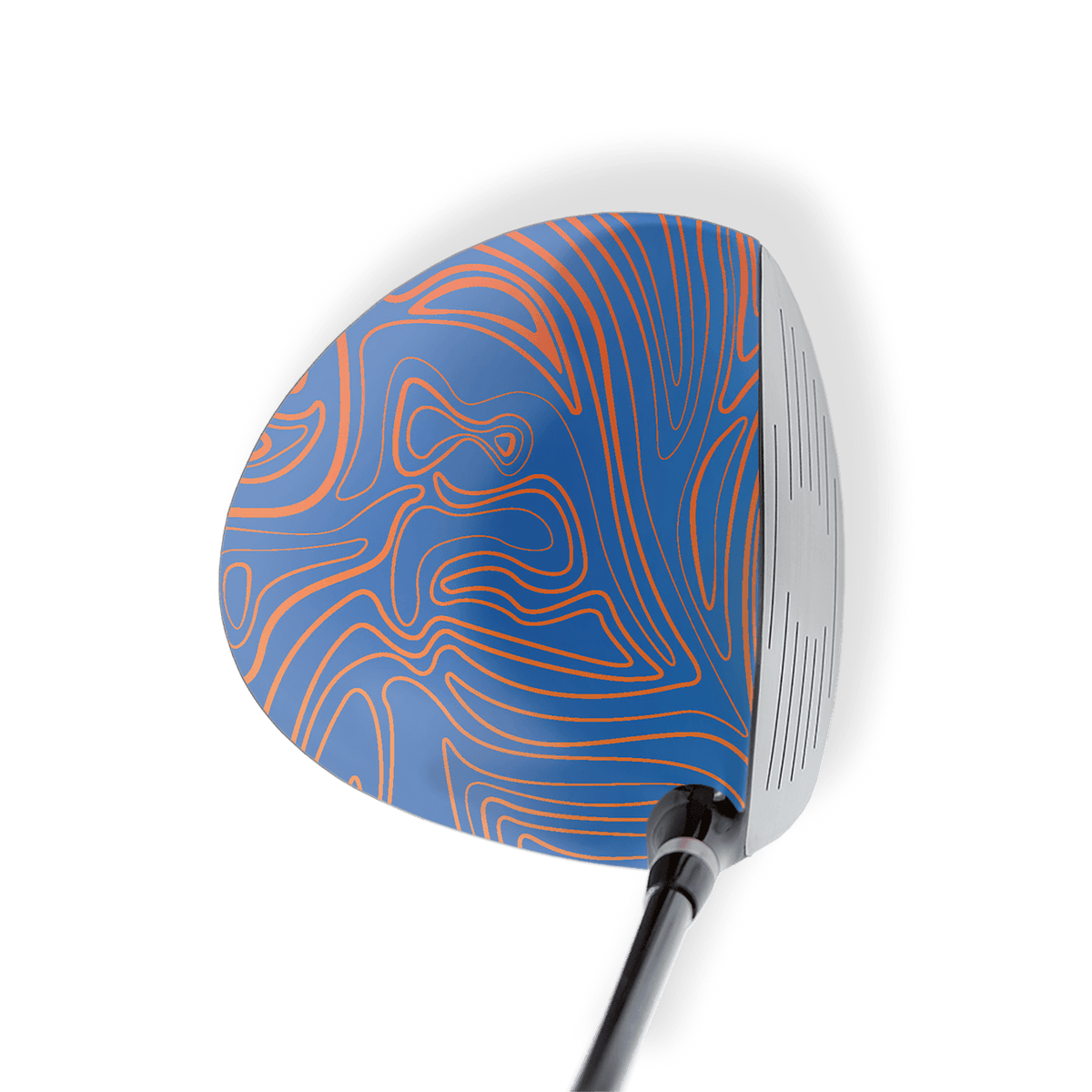 Driver Left Handed Damascus Fire And Ice Vinyl Wrap Skin
