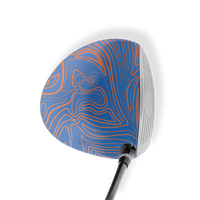 Driver Left Handed Damascus Fire And Ice Vinyl Wrap Skin