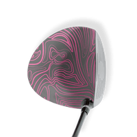 Driver Left Handed Damascus Magenta Vinyl Wrap Skin