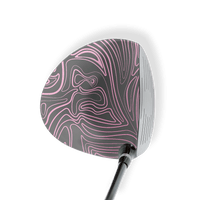 Driver Left Handed Damascus Pink Vinyl Wrap Skin