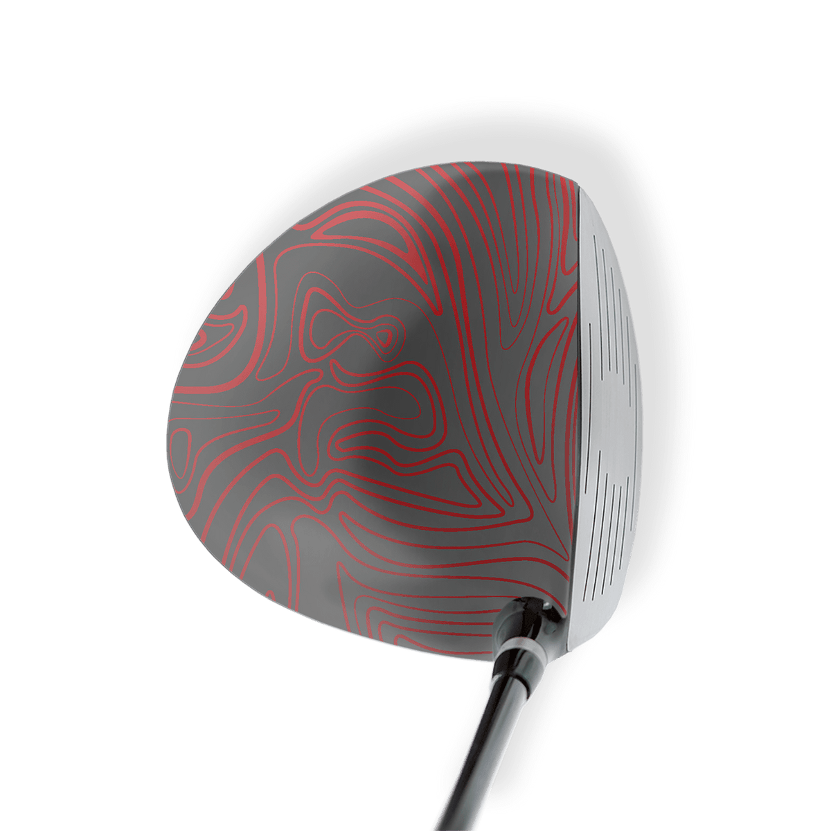 Driver Left Handed Damascus Red Vinyl Wrap Skin