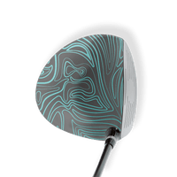 Driver Left Handed Damascus Tiffany Blue Vinyl Wrap Skin