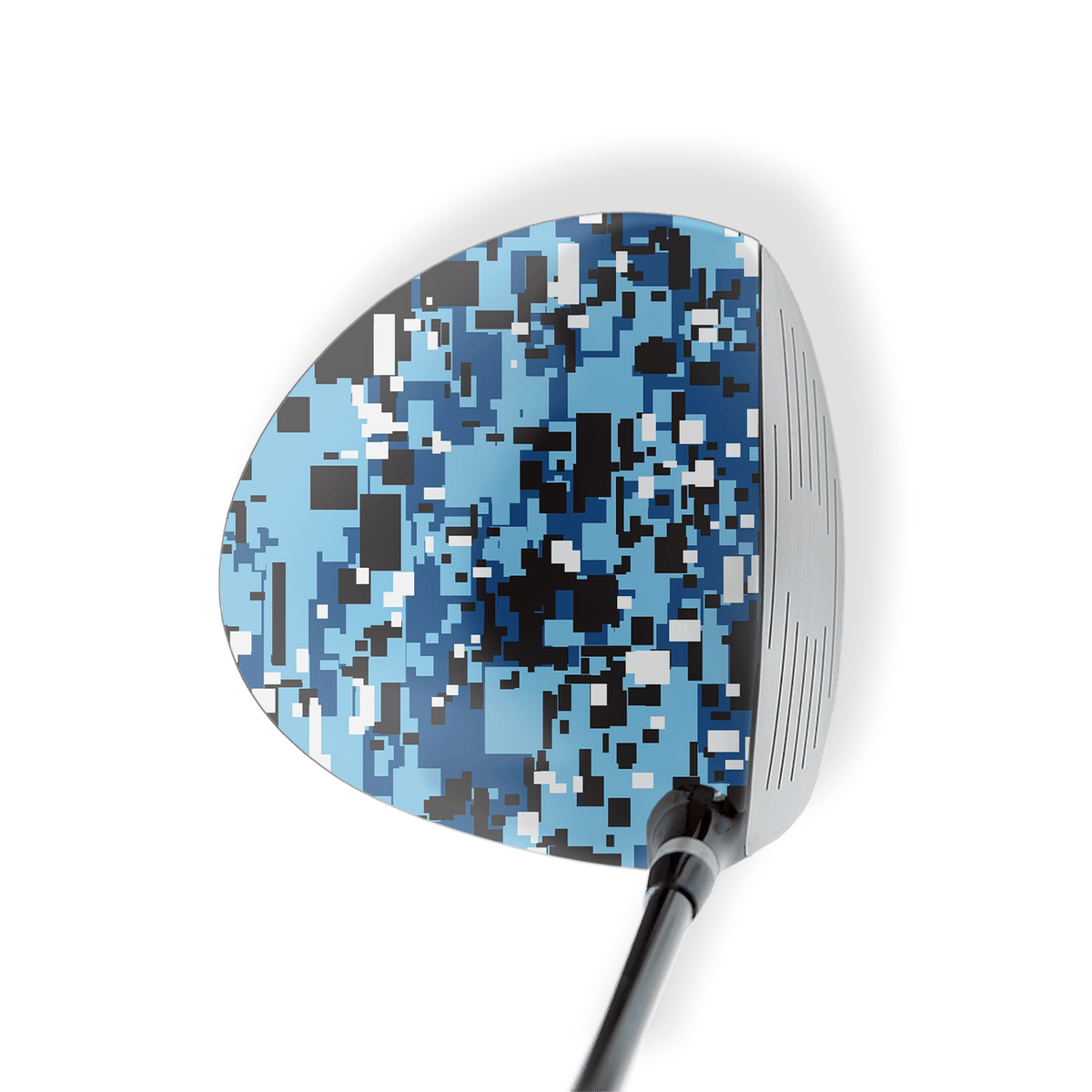 Driver Left Handed Digital Baby Blue Vinyl Wrap Skin