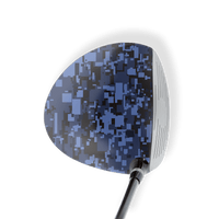 Driver Left Handed Digital Blue Midnight Vinyl Wrap Skin