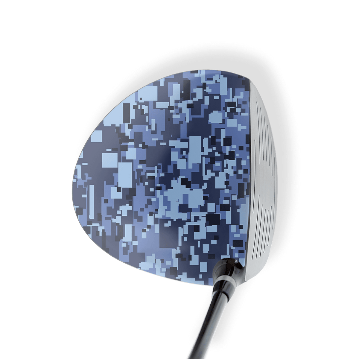 Driver Left Handed Digital Blue Urban Night Vinyl Wrap Skin